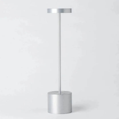 Veska | Qandlelight - Trådlös uppladdningsbar bordslampa Silversilver