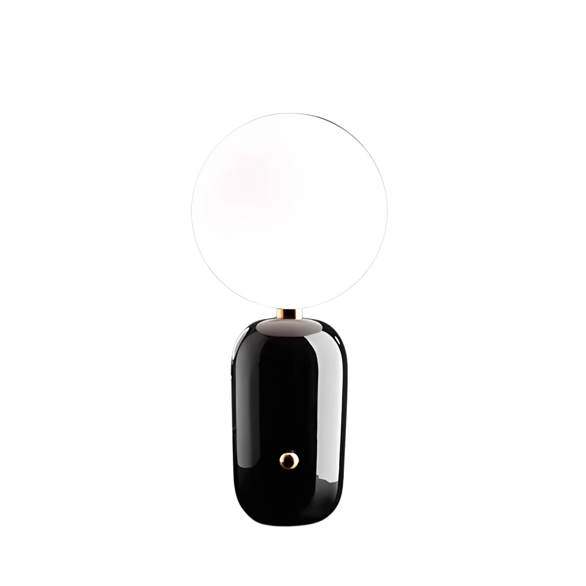 Veska | RaisoGlow Light - Minimalistisk Modern Bordslampa för Ambient Belysning Svart