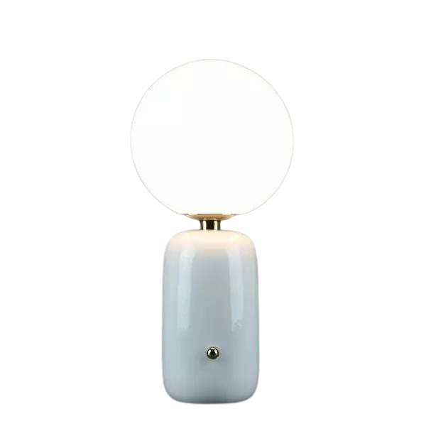 Veska | RaisoGlow Light - Minimalistisk Modern Bordslampa för Ambient Belysning Vit