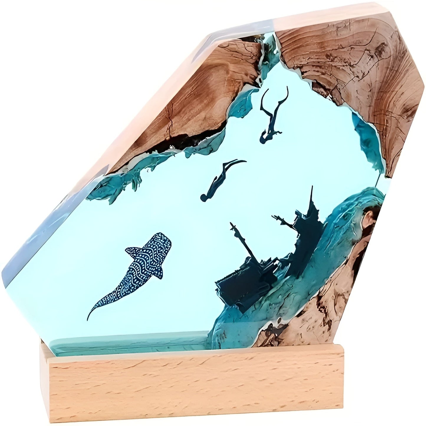 Veska | Refreshing Ocean Table Lamp - DeepDive Illumina