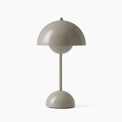 Veska | Retro Flowerlight - Trådlös uppladdningsbar bordslampa 1 Lampa Grå