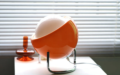 Veska | RETRO GLAS BORDSLAMPA - AMBIENT NORDISKT NATTLJUS