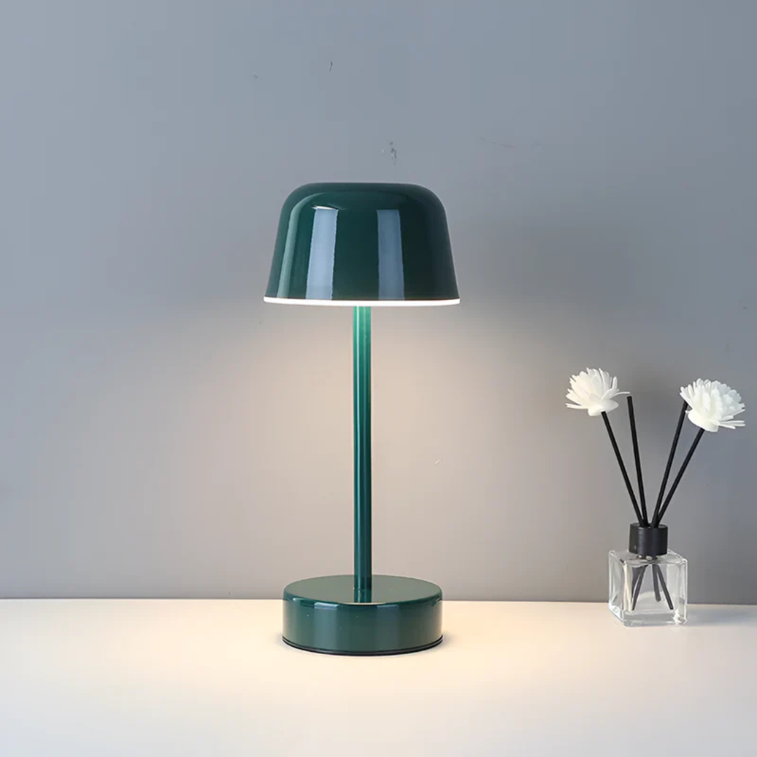 Veska | Retro LED Bordslampa Grön