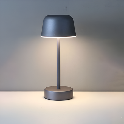 Veska | Retro LED Bordslampa Mörkgrå