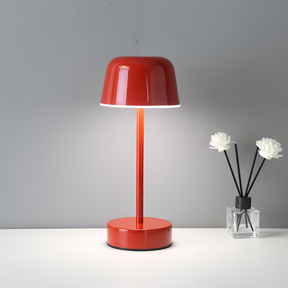 Veska | Retro LED Bordslampa Röd