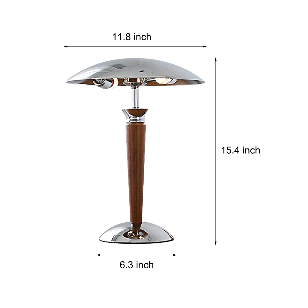 Veska | Retro Paquebot Svamp Bordsrestlampa med Dimmerfunktion