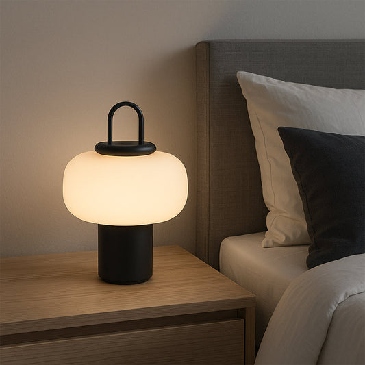 Veska | Scandinavian Table Lamp in Minimalist Style
