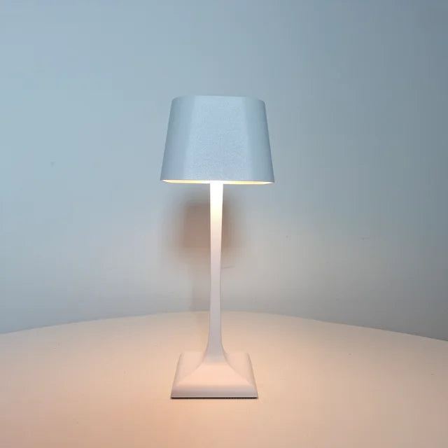 Veska | Seraphine Lumière - Trådlös Uppladdningsbar LED USB Fyrkantig Bordslampa Vit