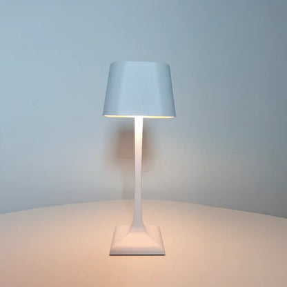 Veska | Seraphine Lumière - Trådlös Uppladdningsbar LED USB Fyrkantig Bordslampa Vit