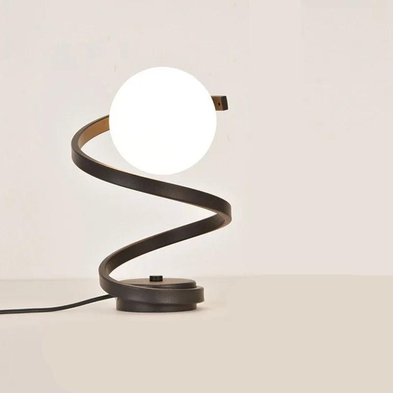 Veska | Skandinavisk LED Bordslampa Svart