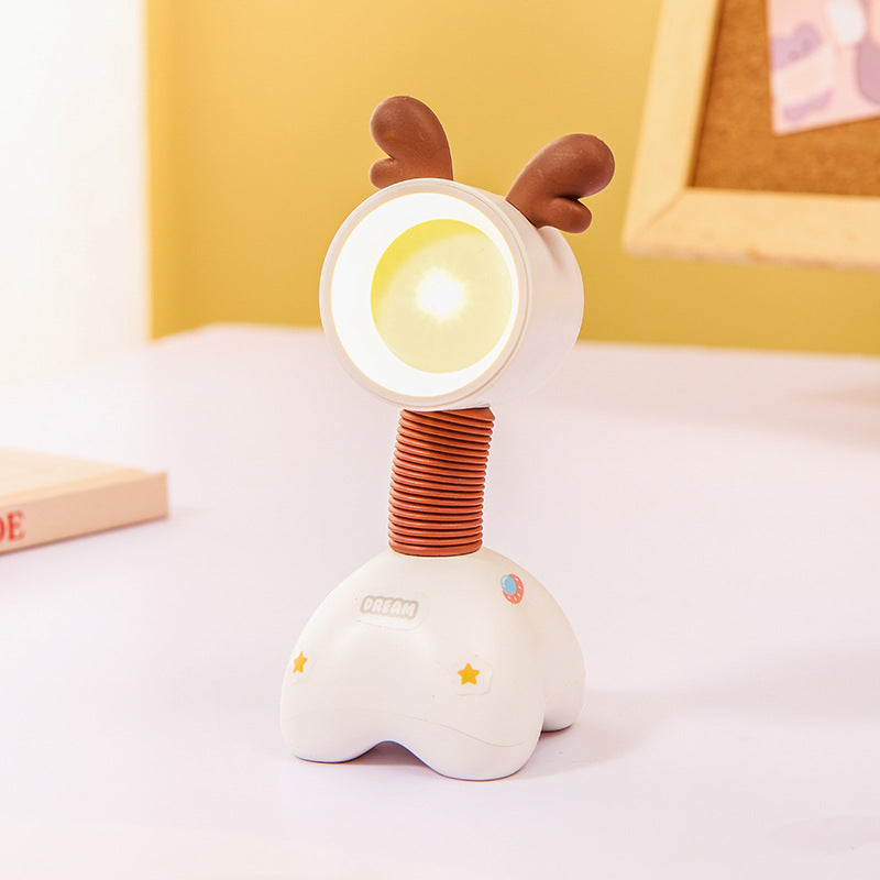 Veska | Söt liten bordslampa Beige Hirsch