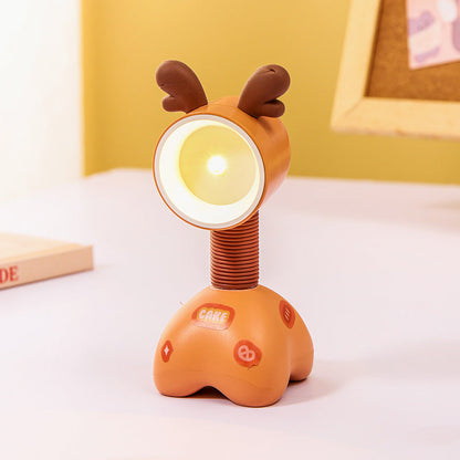 Veska | Söt liten bordslampa Orange Hirsch