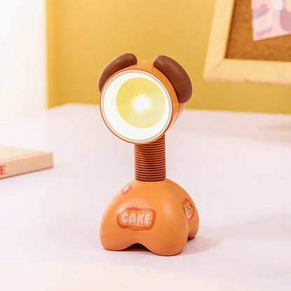 Veska | Söt liten bordslampa Orange Hund