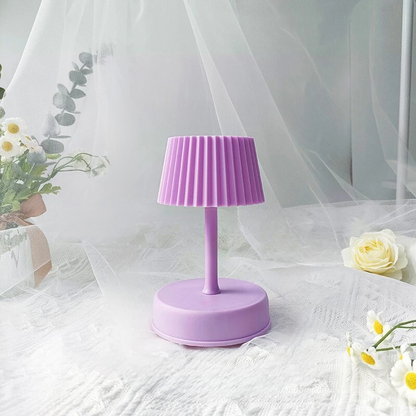 Veska | Stilig Bärbar LED Bordslampa - för Mysig Hemkomfort Lila