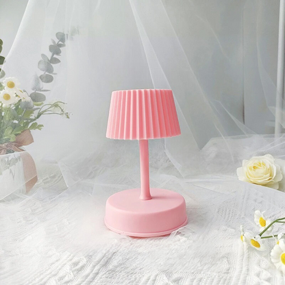 Veska | Stilig Bärbar LED Bordslampa - för Mysig Hemkomfort Rosa