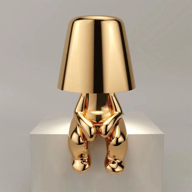 Veska | Stilig LED Bordslampa Guld 4
