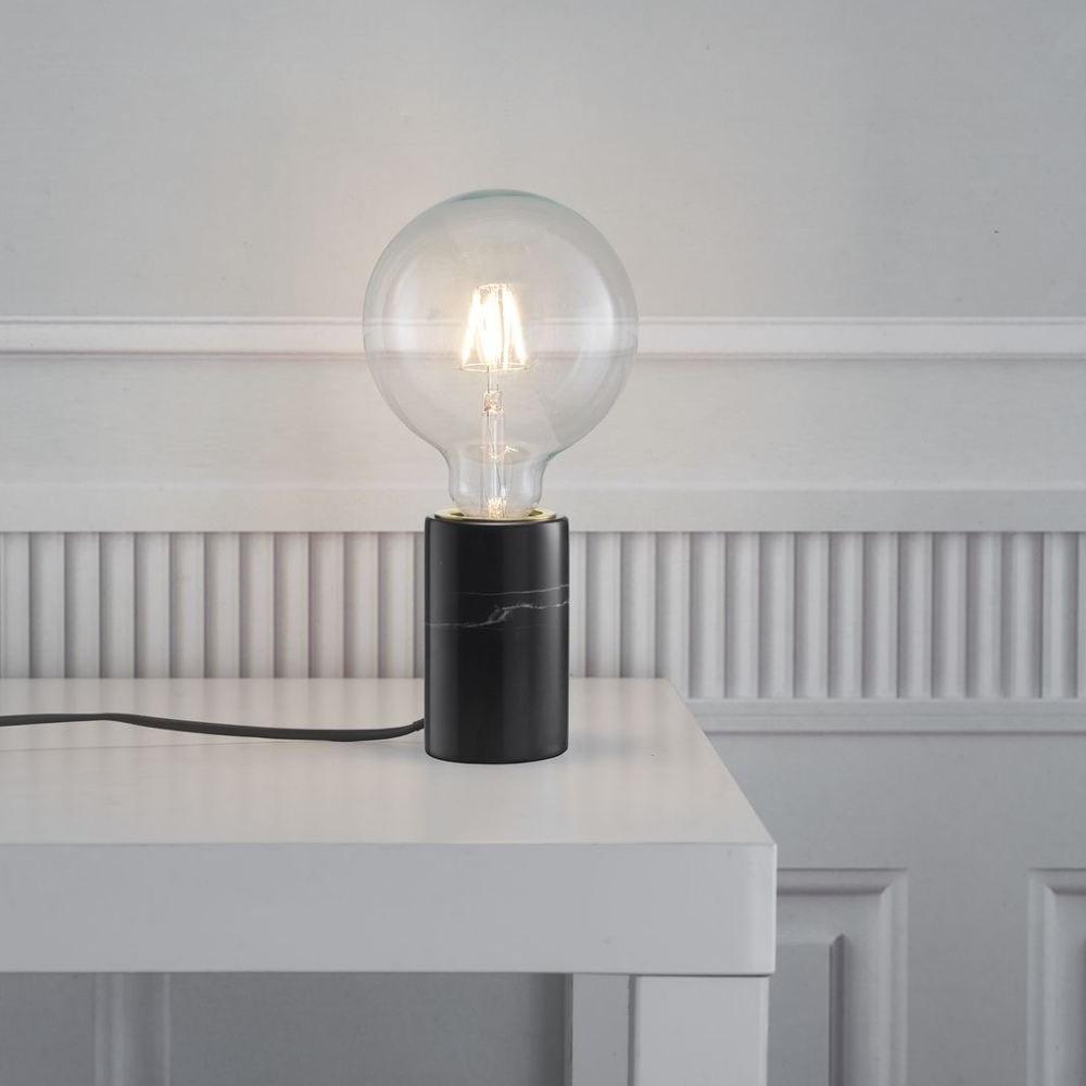 Veska | Stilig Marmor Bordslampa - för en Elegant Inredningsuppgradering