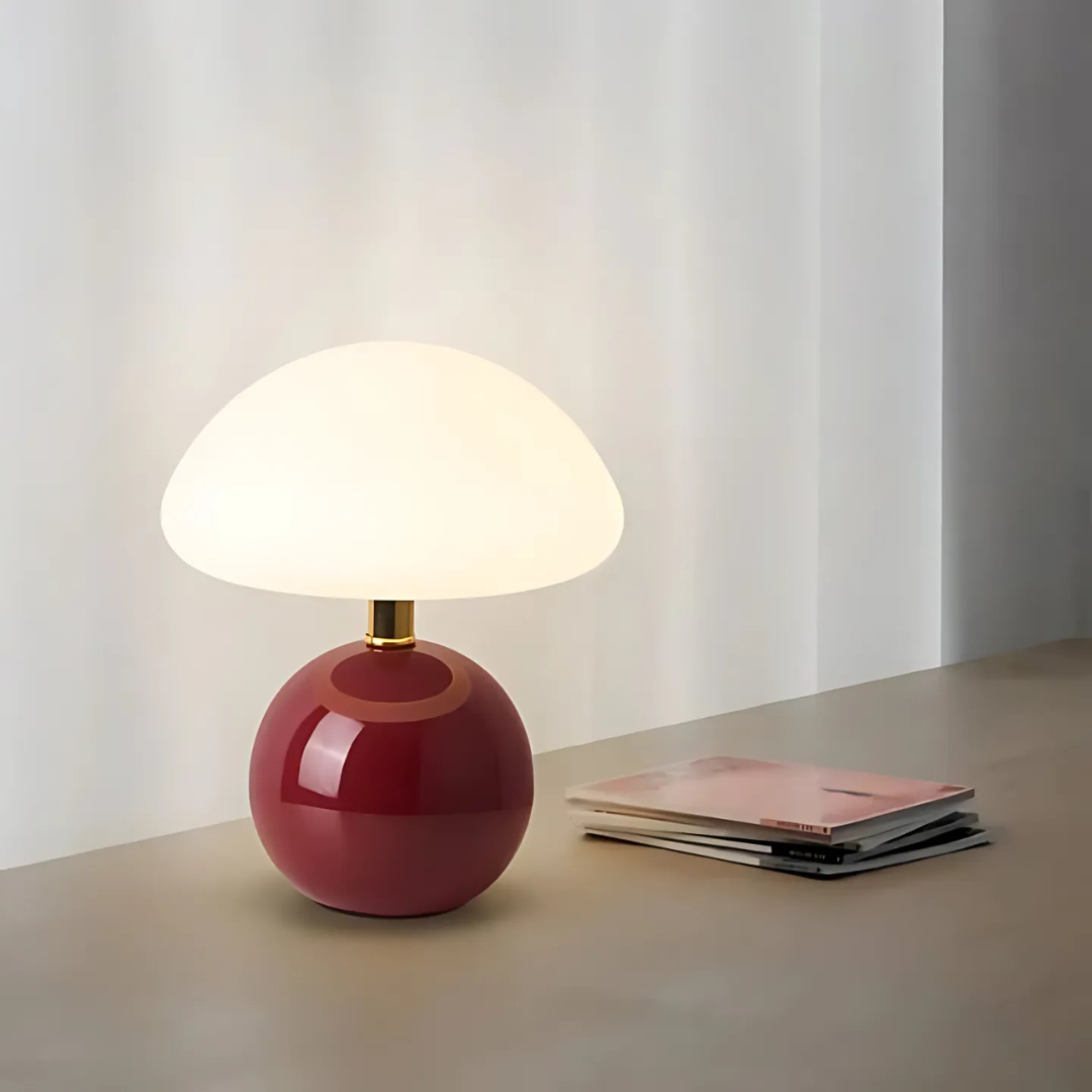 Veska | Stilig Svamp LED Bordslampa