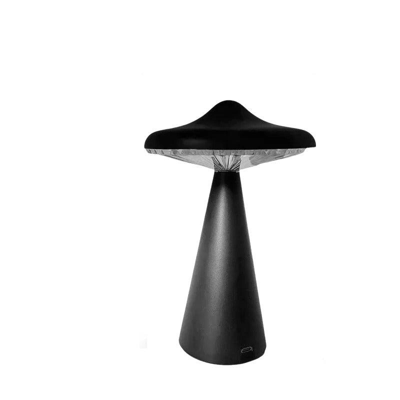 Veska | Svamp Bordslampa - Chic LED Bordslampa med Touch-Dim Funktion Svart