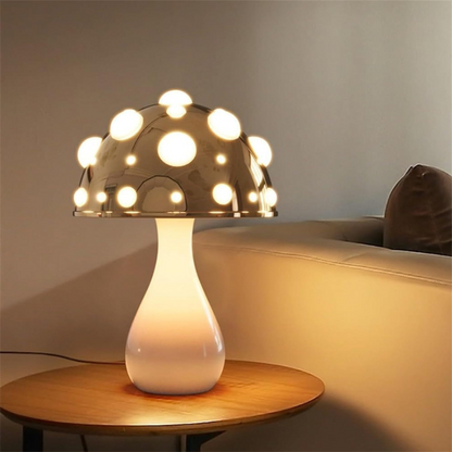 Veska | Svamp LED Bordslampa Guld