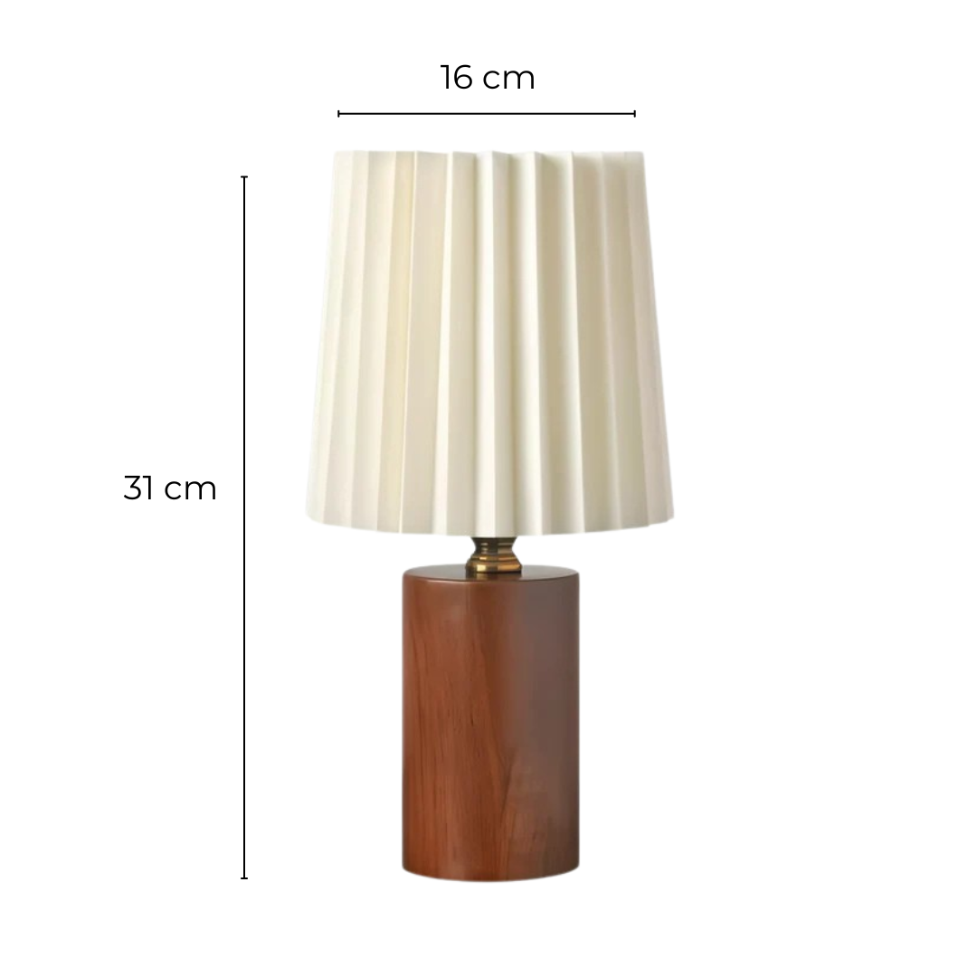 Veska | Trä LED Bordslampa