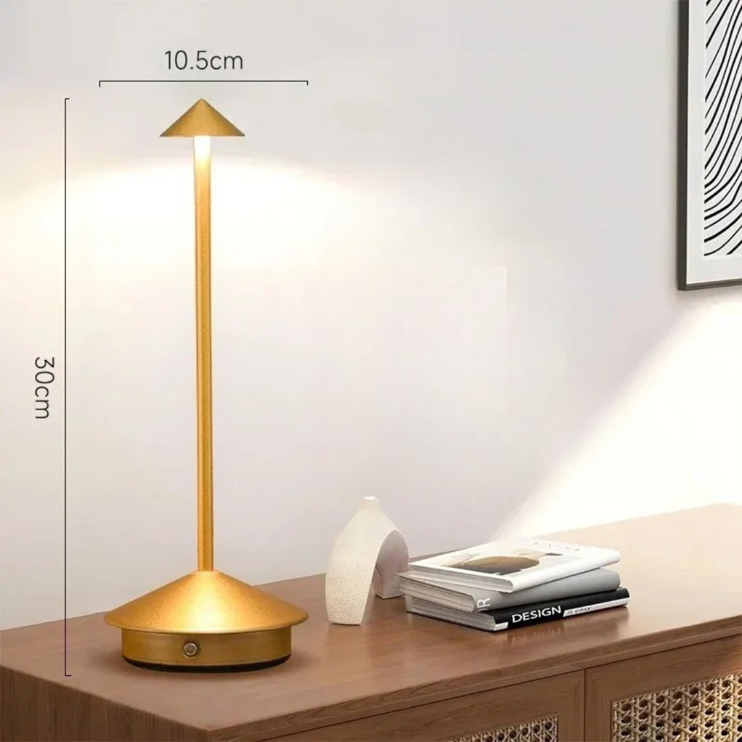 Veska | Trådlamp Dimbara LED Bordslampa Guld