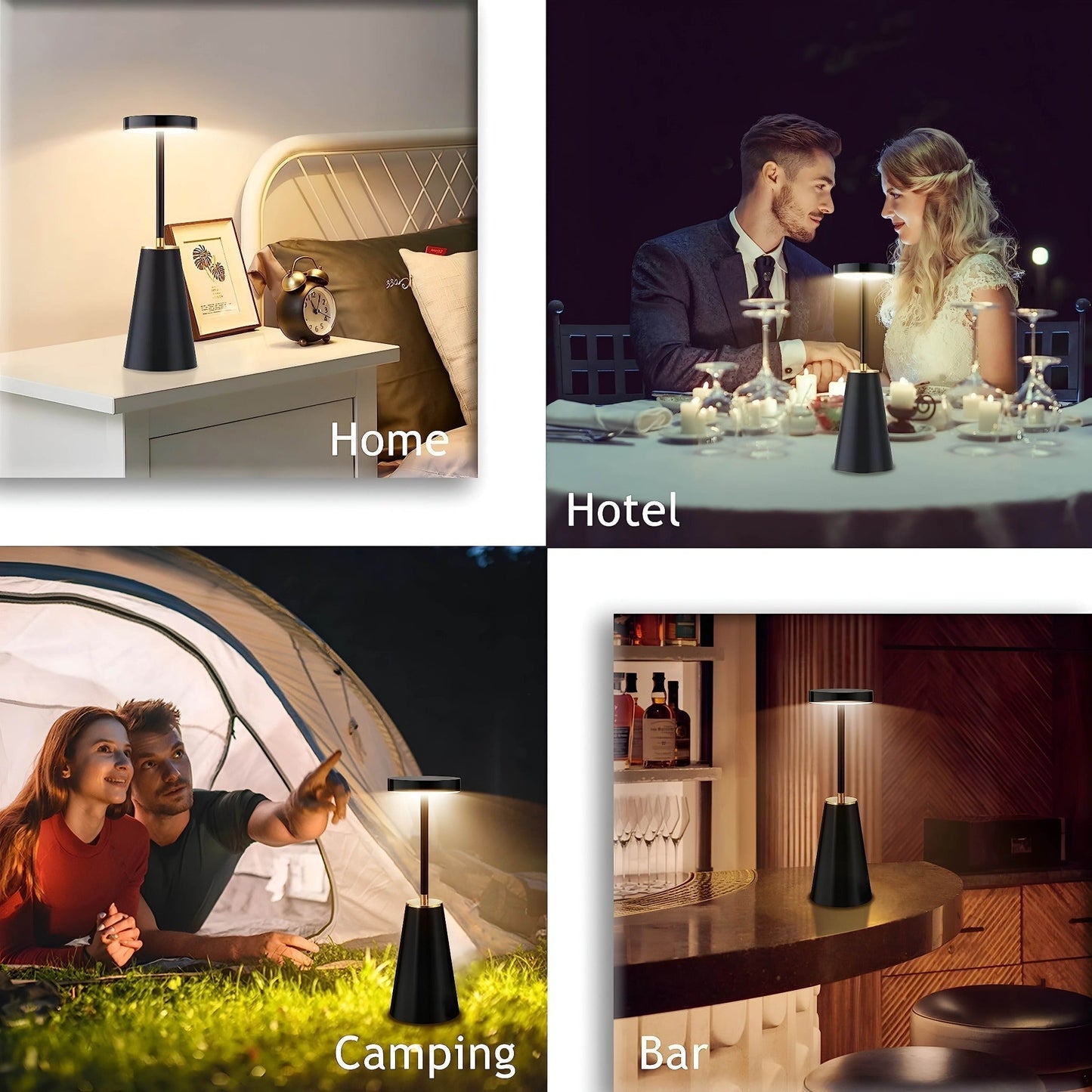 Veska | Trådlamp Lyx Bordslampa Modern Dimbar Belysning