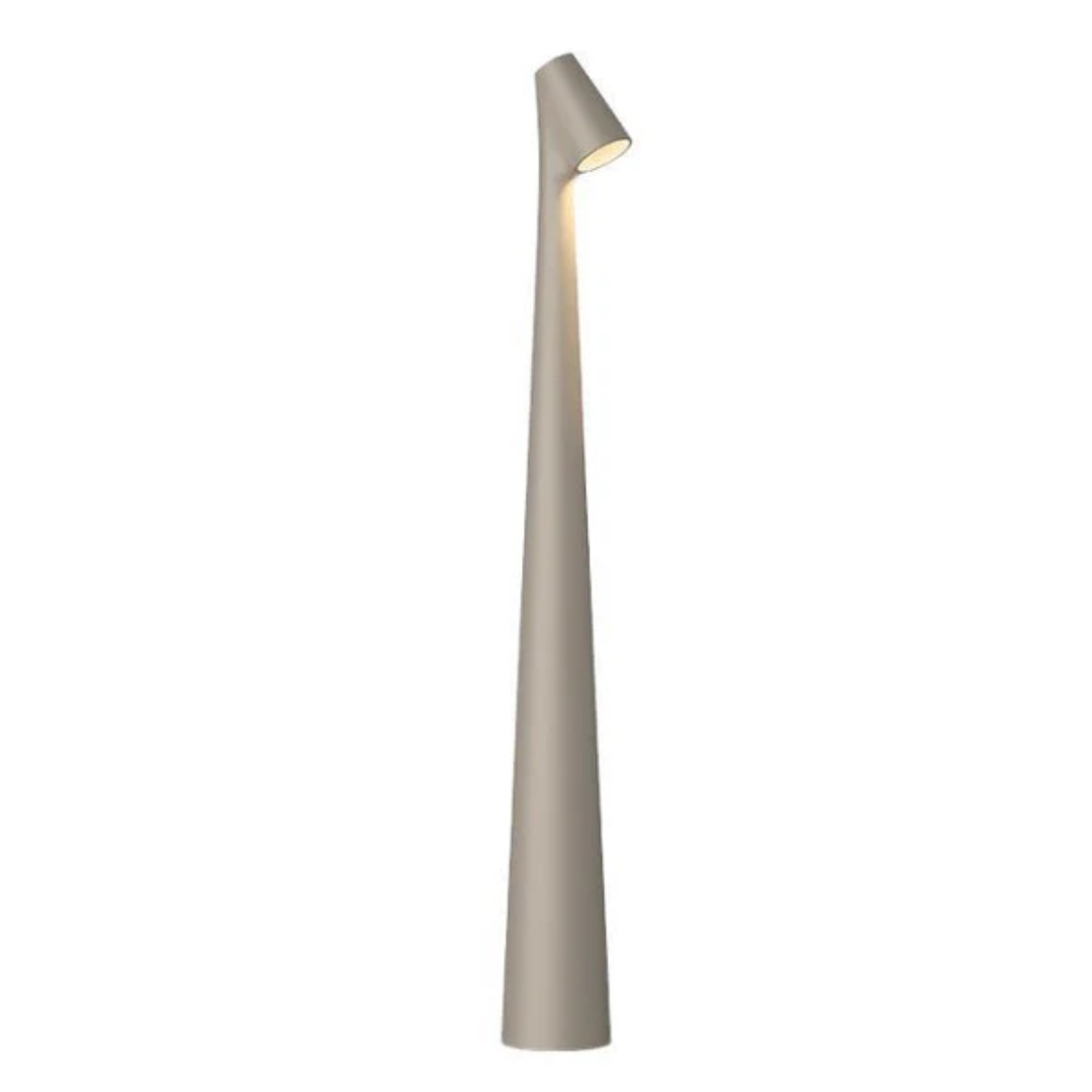 Veska | Trådlös Skandinavisk Minimalistisk LED Bordslampa Grå