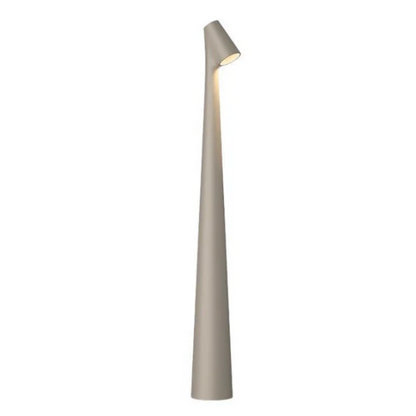 Veska | Trådlös Skandinavisk Minimalistisk LED Bordslampa Grå