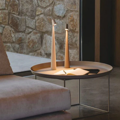 Veska | Trådlös Skandinavisk Minimalistisk LED Bordslampa