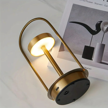 Veska | Trådlös uppladdningsbar LumiLight bordslampa - Elegant bärbar bordslampa för en raffinerad atmosfär