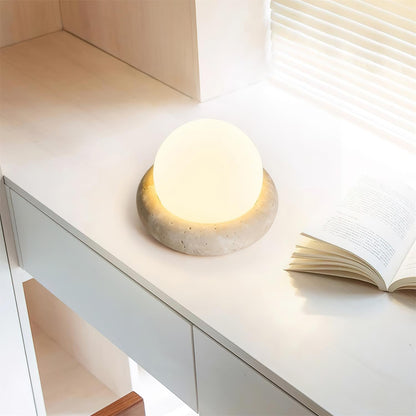 Veska | Travertine Bordslampa