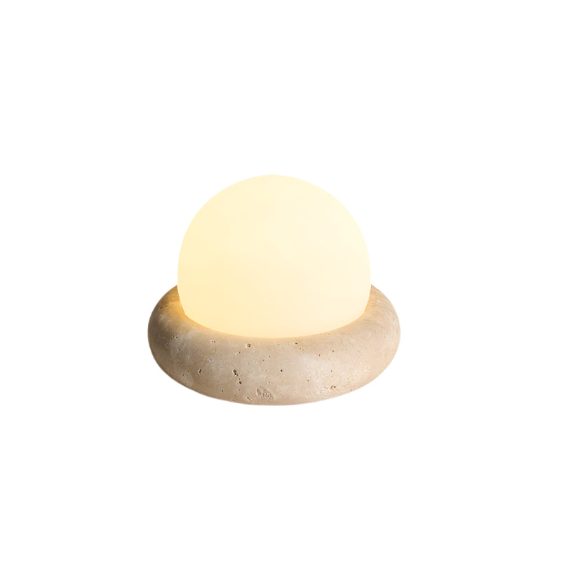 Veska | Travertine Bordslampa
