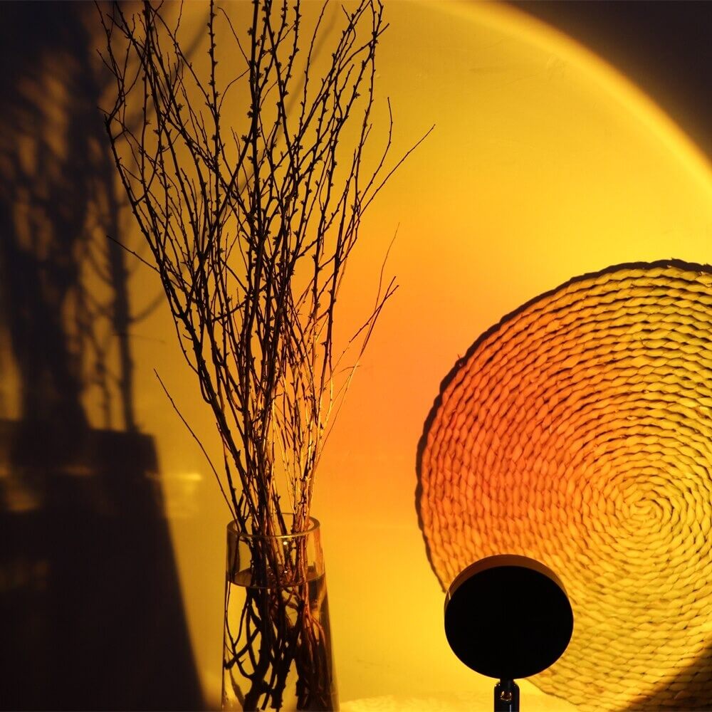 Veska | Varm Atmosfär Bordslampa Gyllene Timme