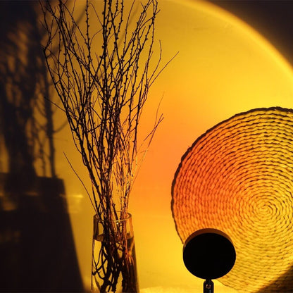 Veska | Varm Atmosfär Bordslampa Gyllene Timme