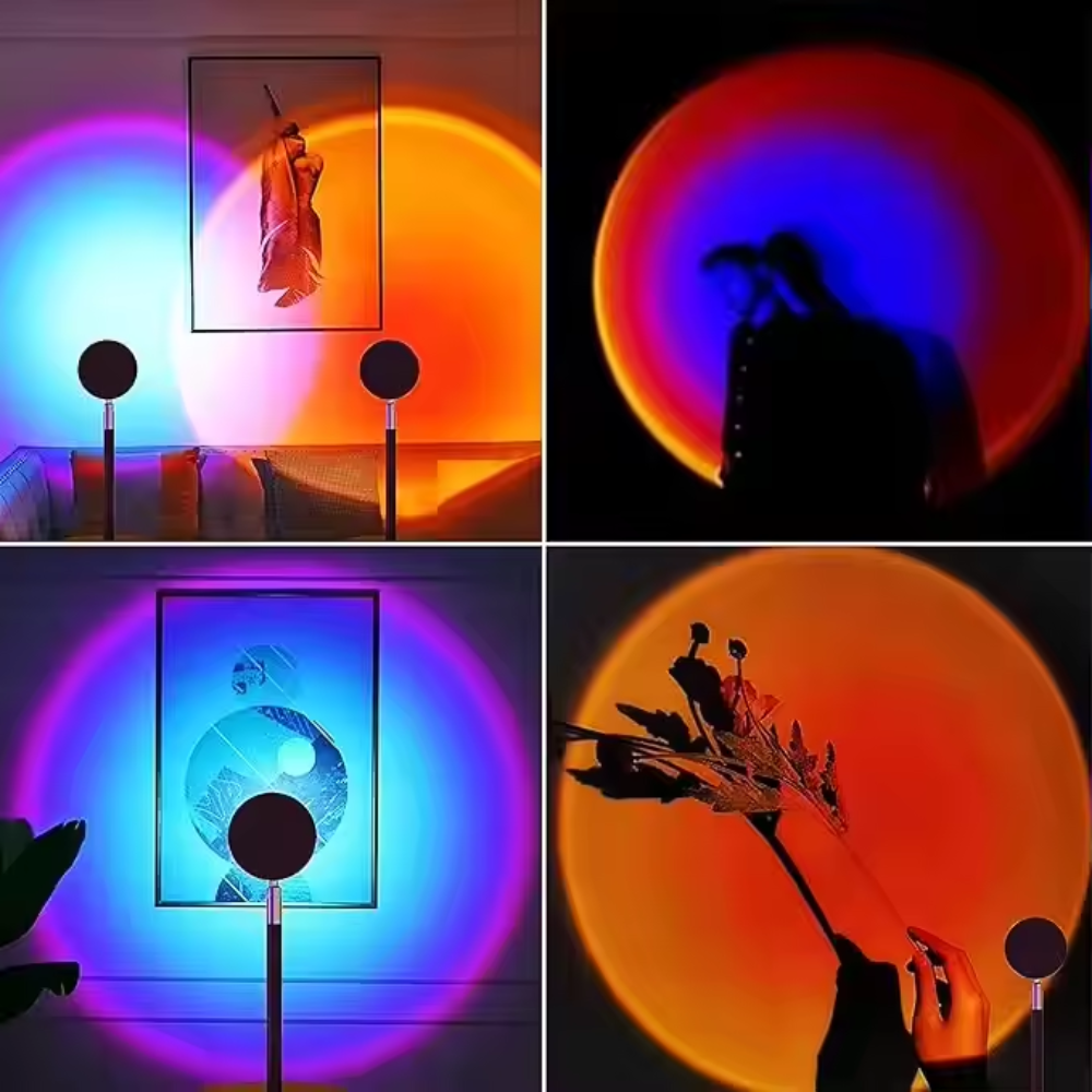 Veska | Varm Atmosfär Bordslampa Gyllene Timme