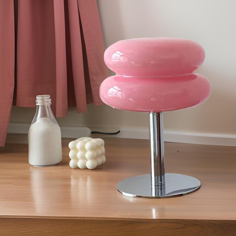 Veska | Verner Panton Ikonisk Bordslampa - Elegans och Funktionalitet Rosa