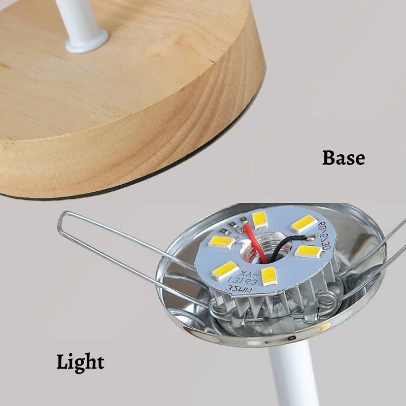 Veska | Vikbar Plisserad Bordslampa - Stylisk Vikbar LED Bordslampa för Unik Inredningsdesign