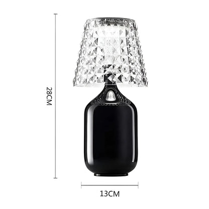 Veska | Zaroti Luxe Bordslampa – Trådlös & Elegant Svart