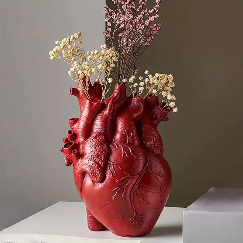 VeskaoomHeart Resin Vas | Veska Rot