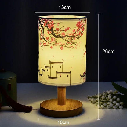 VibeGlow - Modern Japandi Bordslampa med Elegans | Veska