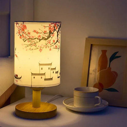 VibeGlow - Modern Japandi Bordslampa med Elegans | Veska B