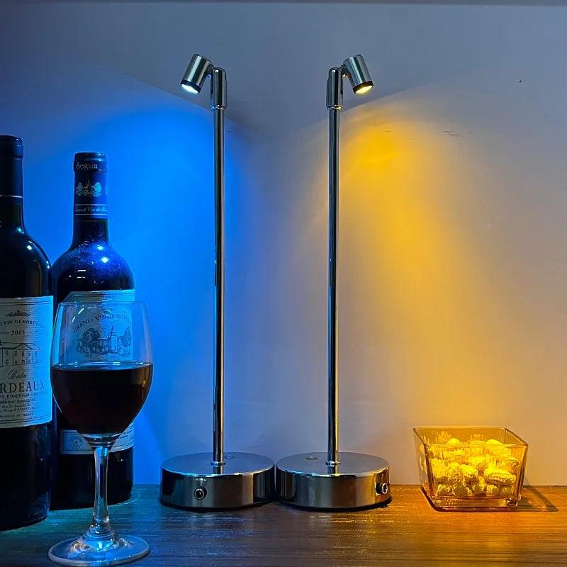 VibeLume - Vintage Touch-Styrd Bordslampa | Veska