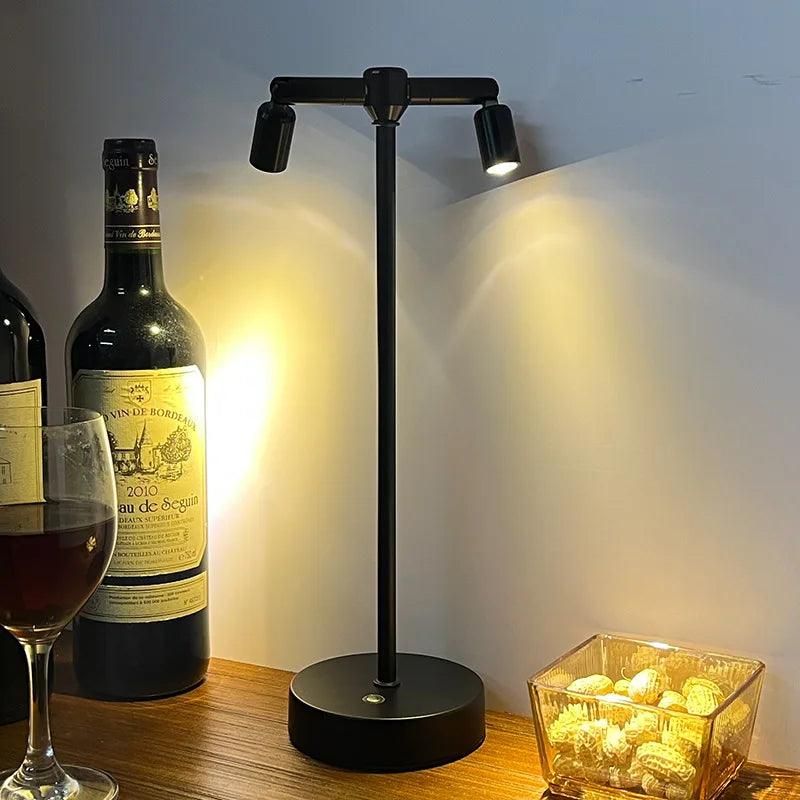 VibeLume - Vintage Touch-Styrd Bordslampa | Veska