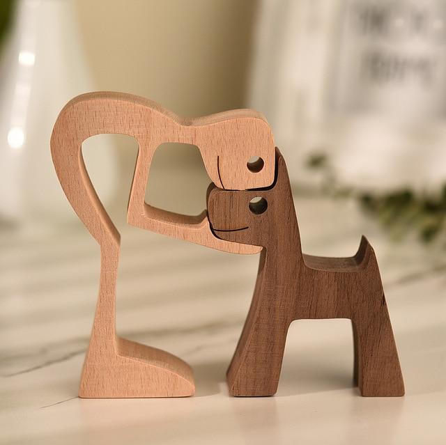 Villkorslös Kärlek Träfigur | Veska