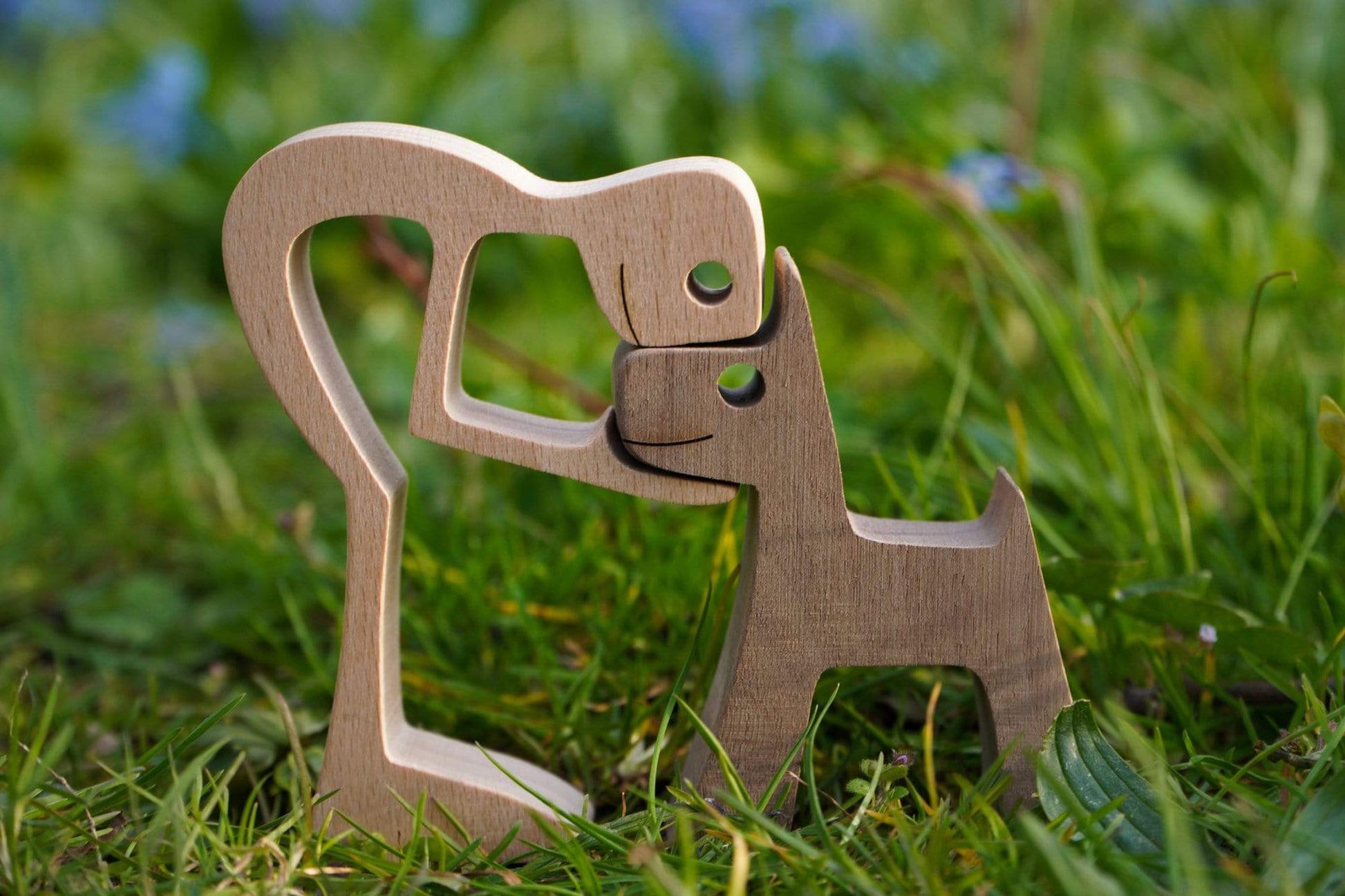 Villkorslös Kärlek Träfigur | Veska