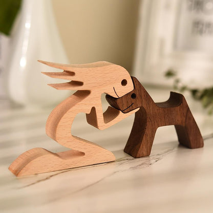 Villkorslös Kärlek Träfigur | Veska B- liten storlek