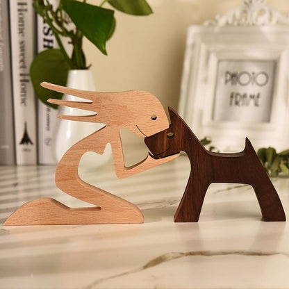 Villkorslös Kärlek Träfigur | Veska B- storlek
