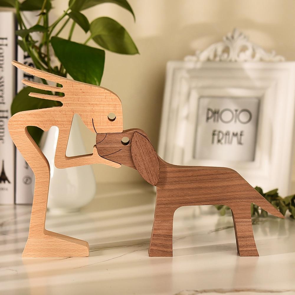 Villkorslös Kärlek Träfigur | Veska D