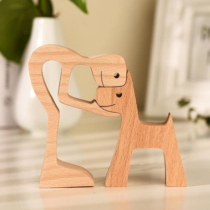 Villkorslös Kärlek Träfigur | Veska E